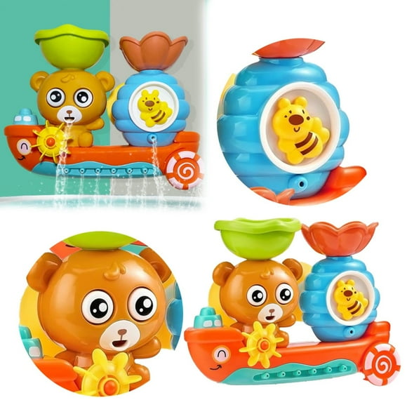 IMENGL Shower Toys Bath Toy Children Water Toy Children Bears And Baby Toy Gifts For Boys And Girls On Their 2nd To 6th Birthdays Baby Stuff,Bathtub for Baby,Sensory Wall,10 And under Items for Todd