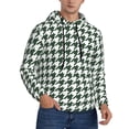 thumbnail image 2 of Salouo Scottish Checkered Pattern Men's Fall Hoodie Sweatshirt,Sport Hoodie with Pockets for Men Pullover Casual Hooded Sweatshirt-Medium, 2 of 7