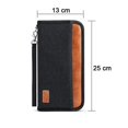 thumbnail image 4 of Travel Wallet Rfid Blocking Document Organizer Bag- Passport Holder,Black, 4 of 4