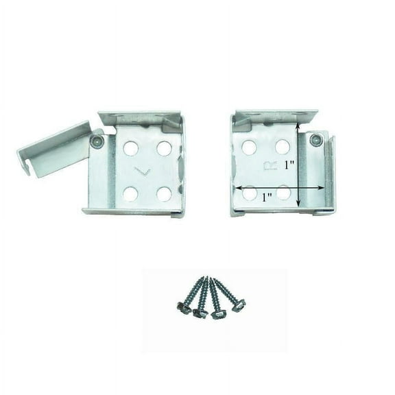 METAL Swing Gate MICRO or MINI BLIND End Brackets for 1" X 1" Square Headrails