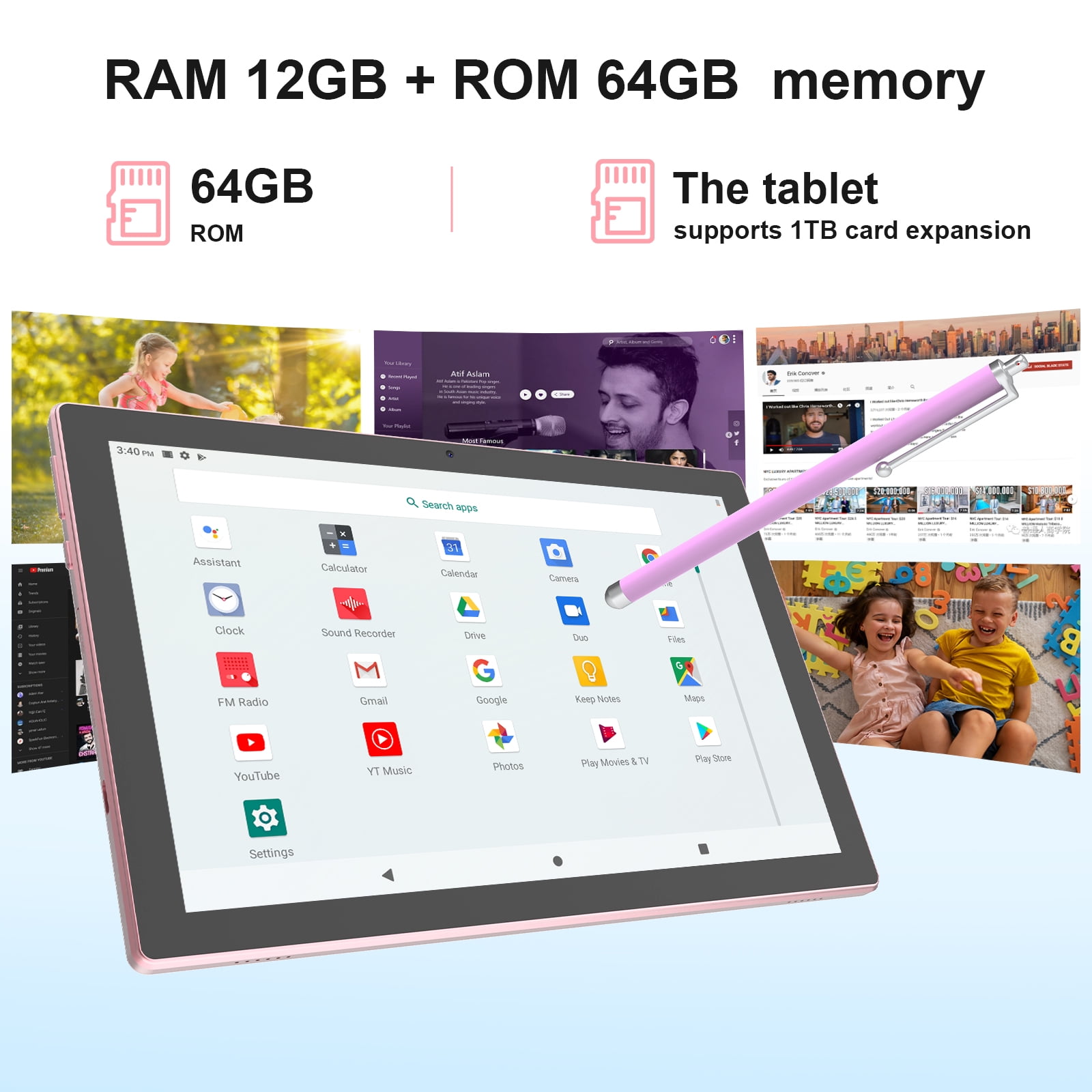 【新品】Android 15 タブレット 10インチ 12GB RAM 64GB Amazon.co.jp: 【Android 15 タブレット 10インチ Wi-fiモデル
