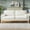 White, variant on 68" Loveseat Sofa, Mid Century Modern Couches for Living Room, 2 Seater Couches with 2 Pillows for Bedroom Furniture, Apartment,White