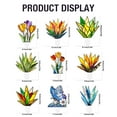 thumbnail image 3 of ​​ZCSKFIN Stained Glass Acrylic Sun Catchers Planter Pot Decoration, Vibrant Plant Themed Decor (Planter Pot Not Included), Decorative Art for Home and Garden Enthusiasts​​, 3 of 9