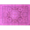 thumbnail image 1 of Ahgly Company Indoor Rectangle Abstract Purple Modern Area Rugs, 5' x 7', 1 of 4