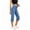 Jeans for Women-Blue, variant on Guieoi Jeans for Women Plus Size 2026 Trendy Stretch-Waist Pocketed 7/8-Length Stretchy Denim Pants Trousers Clothing Blue XXXL
