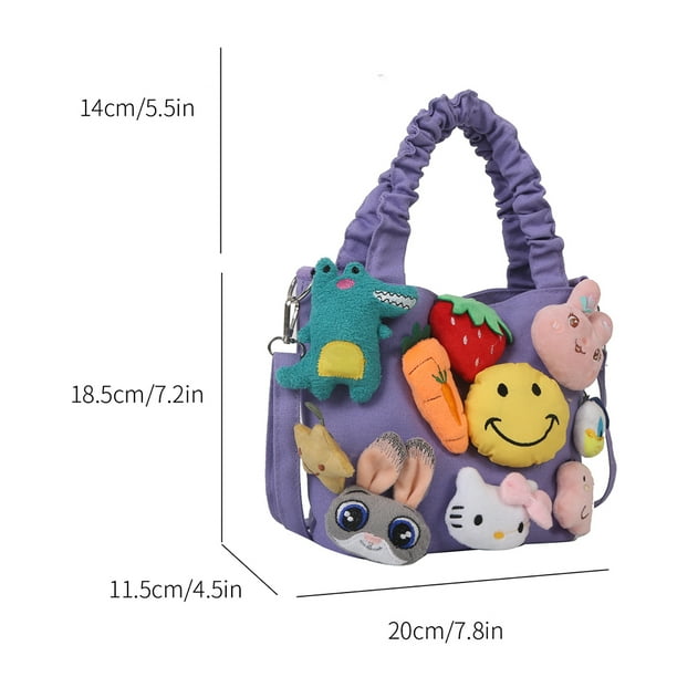 Bolso De Mano Con Estampado Floral Para Mujer, Bolsa De Lona Con