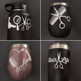 thumbnail image 3 of Hair Stylist Decal 4 Pack: Love, Heart, Comb and Scissors, Hair Life Decals, 3 of 8