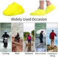 thumbnail image 3 of Waterproof Silicone Shoe Cover,reusable Non Slip Rubber Rain Shoe Cover Unisex Shoe Protectors Outdoor With Non-slip Sole For Rainy And Snowy(large Bl, 3 of 5