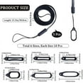 thumbnail image 2 of 65Pcs 6 Size Anti-Lost Lanyard Set with 5Pcs Lanyards Strap Pendant Necklace 60Pcs Silicone Rubber Rings Adjustable Fixing Rings Pen Soft Protective Ring Replacement Multipurpose for Keychain, 2 of 9