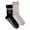 Black, variant on MUK LUKS Women's Studio Cotton Crew Socks, 2-Pack, Shoe Sizes 6-10