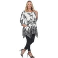 thumbnail image 3 of Plus Size Paisley Scoop Neck Tunic Top with Pockets, 3 of 6