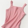 thumbnail image 2 of Shirts for Girls 14-16 Kids Undershirt Tank Top Soft Undershirt for Boys and Girls Ribbed Knit Tank Tops Pink, 9-10 Years, 2 of 7