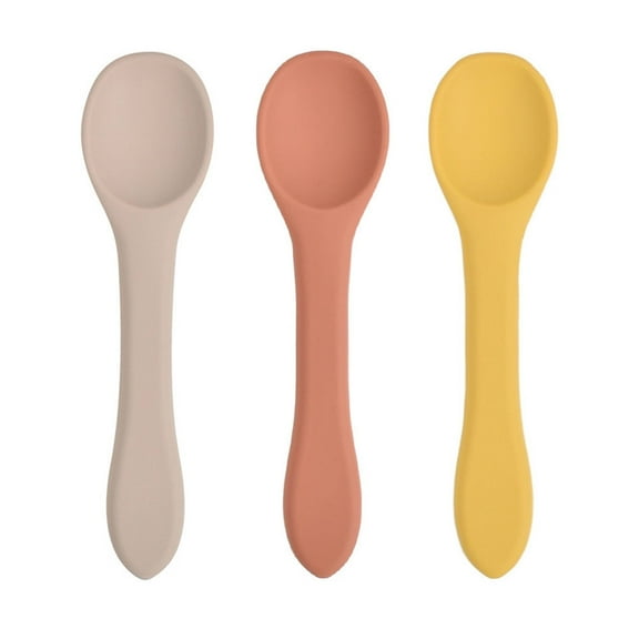 FACEGA Baby Spoons,Supports Oral Development Baby Forks,Promotes Self-Feeding Baby Utensils 6-12 Months