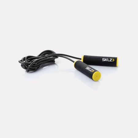 SKLZ Jump Rope Adjustable, durable conditioning, footwork, and coordination trainer with padded