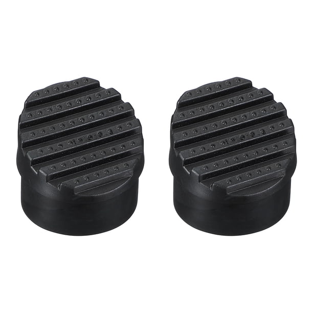 Almohadilla antideslizante para pies de escalera Uxcell (40 mm ID) (2 piezas), cubierta de cojín de goma redonda para reemplazo de pies de escalera de extensión plegable
