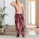 thumbnail image 2 of Fotbe pink butterfly Pantalones de Pijama para Hombre, Pantalones de Dormir, Pantalones de Casa con Cintura Ajustable y Bolsillos-Small, 2 of 6