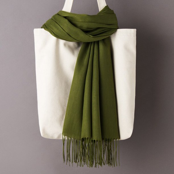 Bufanda de algodón con borlas para mujer, chal liso y suave de Color liso, Foulard de viscosa, chal cálido, novedad de otoño e invierno Fivean unisex