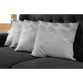 thumbnail image 2 of Ambesonne Geometric Throw Pillow Cover 4 Pack, Blur Square Shapes, 20", White, 2 of 6