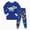 M530-Blue, variant on NOLDARES Kids & Toddler Boys Pajamas 2 Piece Cartoon Pattern Pjs Set Cotton Sleepwear(M530-Black)