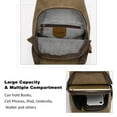 thumbnail image 3 of KL928 Canvas Sling Bag Shoulder Crossbody Backpack Casual Rucksack for Men Women Gift, 3 of 7
