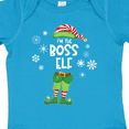 thumbnail image 4 of Inktastic Funny Christmas I'm the Boss Elf with Shoes and Hat Boys or Girls Baby Bodysuit, 4 of 5