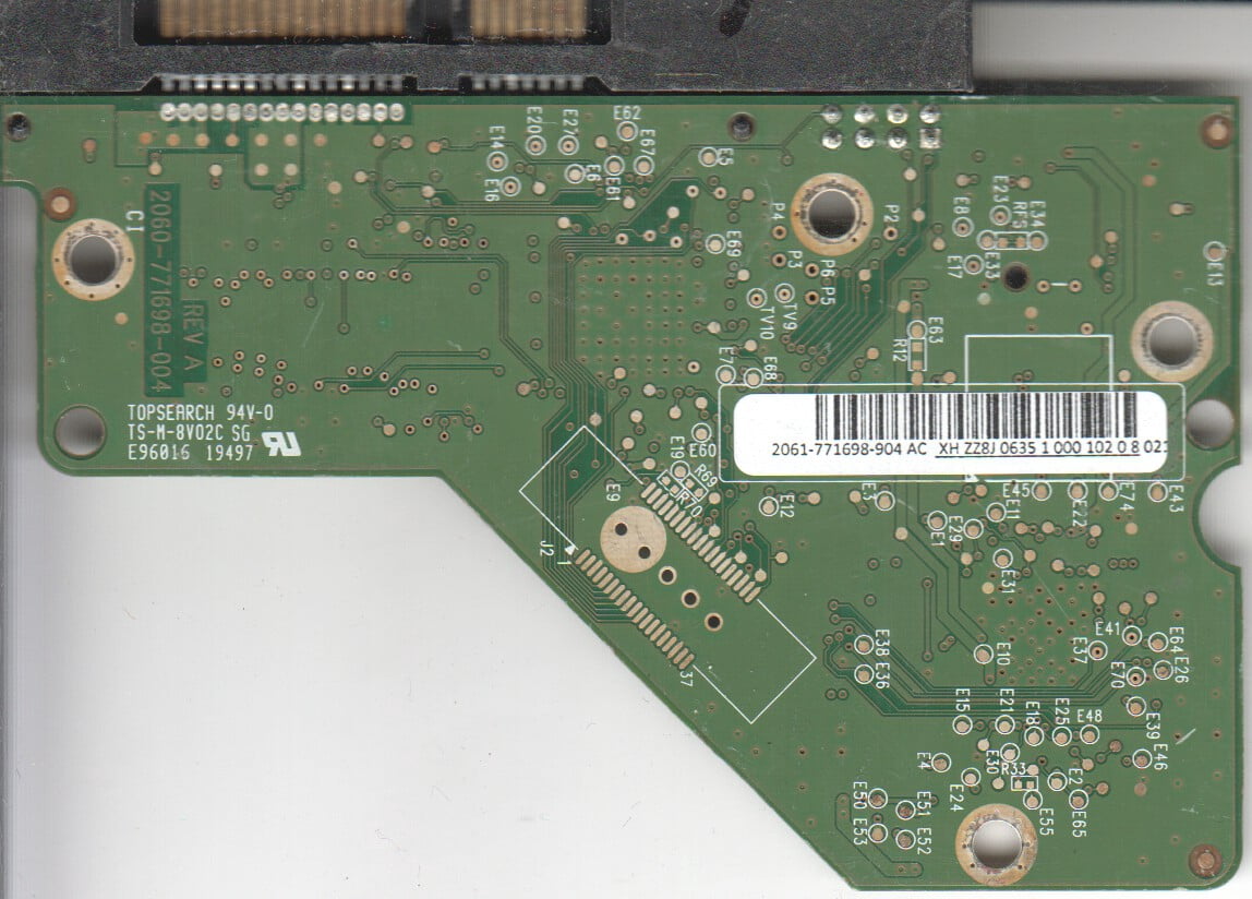 Carte PCB Contrôleur Pour Disque Dur WD10EARX-00N0YB0 (2060-771698-002) - Occasion