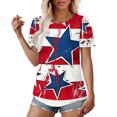 thumbnail image 4 of Shirts for Women Graphic Tees Plus Size Womens Shirts Trendy Black White Crewneck Tee Women Women Summer Shirts Cotton Women Shirts Under 20, 4 of 7