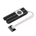 thumbnail image 4 of Aluminum Alloy Shell SSD Heatsink for M.2 NVME Heatsink, SATA 15Pin Interface, 4 of 6