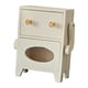 thumbnail image 4 of Mini armario de almacenamiento con cajón en forma de robot, elegante decoración para el hogar, escritorio de madera Blanco, 4 of 9
