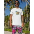 thumbnail image 2 of Keep Calm Surf On Shark Art T-Shirt Men -Image by Shutterstock, Male Medium, 2 of 4
