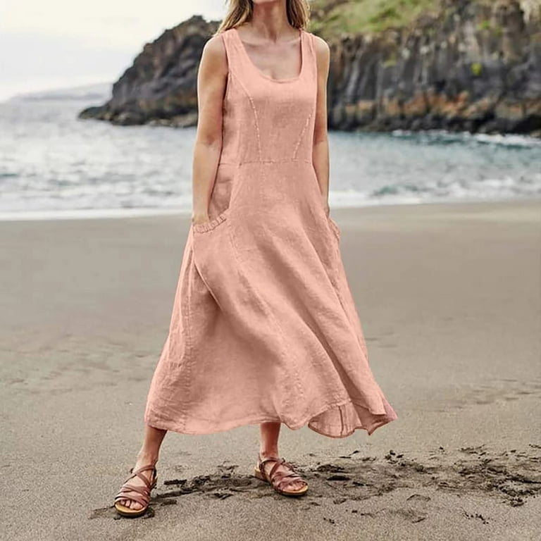 Boho maxi dress store with pockets