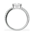 thumbnail image 2 of Unique Moments 2 ct Lab Grown Princess Cut Diamond Engagement Solitaire Ring 14K White Gold, 2 of 6