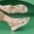 thumbnail image 1 of Tranfacy Chaussures d'Été, Sandales à Plateforme pour Femmes, Sandales à Bout Ouvert Légères Confortables Unies pour la Maison, Mode Décontractée pour Femmes, 1 of 4
