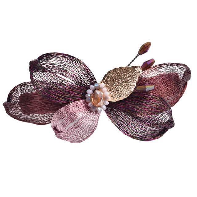 Pince à Cheveux Automatique Vintage - Style Chinois Barbette Cheveux Printemps Épingle à Cheveux