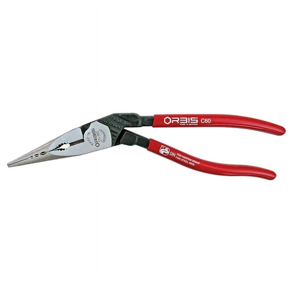 KNIPEX Tools - Angled Long Nose Pliers (9O21-150)