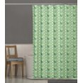 thumbnail image 6 of S4Sassy Green Bull & Poodle Dog Decorative Waterproof Printed Shower Curtain Roller Hooks Drapes-60 x 70 Inch, 6 of 6