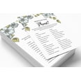 thumbnail image 3 of Inkdotpot Bridal ShowerGameWedding Shower Bachelorette Party Bulk ActivityGameCards 50-PackFloralWhats On Your Phone, 3 of 7