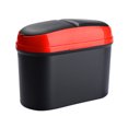 thumbnail image 1 of IKemiter Car Trash Can Car Storage Box Hanging Flip-Top Fashion Storage Bin Double-Port Car Double-Opening, 1 of 7