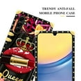 thumbnail image 5 of FKBRCL4U Compatible with Samsung Galaxy A15 Case, Queen Lip Crown Leopard Print Luxury Golden Decoration for Girl Women Soft TPU Shockproof Protective Hard PC Back, 5 of 7