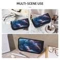 thumbnail image 5 of Wukai Crystal Pattern White Horse Print Big Capacity Pencil Case, Upgraded Canvas Pencil Pouch Large Pencil Bag Organizer,Aesthetic Supply, 5 of 6