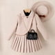 thumbnail image 2 of Odeerbi 3-7 Años Conjunto de Algodón Para Niña Chaqueta de Manga Larga Con Falda Plisada Y Sombrero de Copa Conjunto de Tres Piezas Conjunto de Falda, 2 of 7