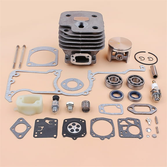 Cylinder Crank Bearing Carb Repair Kit For 266 266SE 162 Husqvarna Chainsaw 52mm
