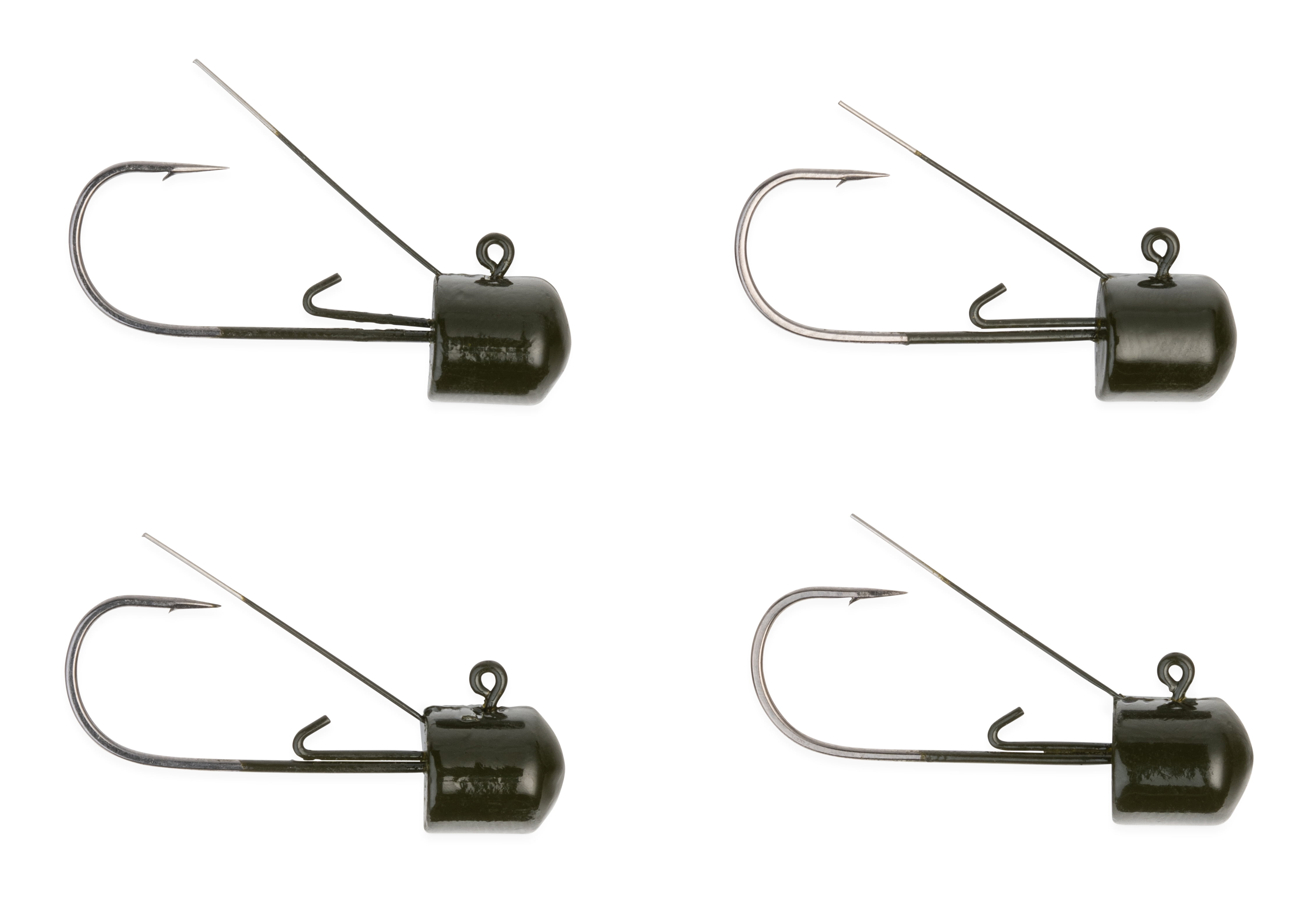Weedless Mushroom Head Jig - Green Pumpkin - 1/4 oz