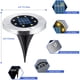thumbnail image 5 of Juego de 8 luces solares para jardín, 8 discos LED, resistentes a la intemperie, empotrables, ideales para patios, entradas de vehículos y jardines (luz blanca), 5 of 5