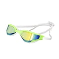 thumbnail image 3 of Gafas de natación portátiles con correa ajustable, gafas de natación profesionales suaves antivaho para piscina y buceo. Blanco y verde, 3 of 7