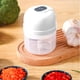 thumbnail image 5 of Fiudx Machacador de Ajo, Potente Picador de Alimentos, Cuchillas de Acero Inoxidable, Diseño Inalámbrico, Portátil y Compacto, Preparación Rápida de Comidas, Perfecto para Verduras, Frutas y Carnes,, 5 of 7