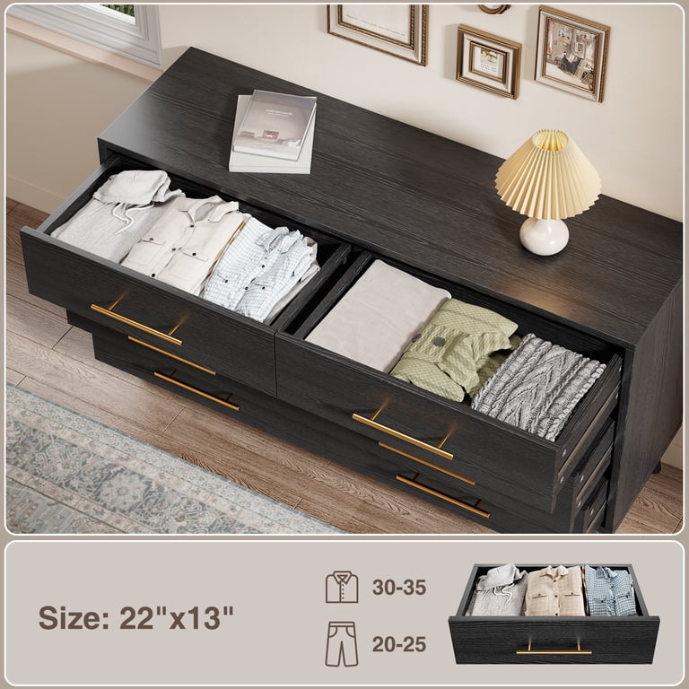 3 piece black dresser set Amazon.com: NOVAMAISON 3-Piece Fluted Black Dresser and Nightstand Set, 63 Wide Bedroom Dresser Set Night Stand Set of 2 with Metal Handle, Modern Wood Chest of Drawers Storage Dressers Set for Bedroom,