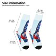 thumbnail image 2 of Fuzoiu Cute Gnomes in USA1 Print Kids Socks For Boys Girls,Grip Crew Socks with Non Slip,Lightweight Stretch Crew Socks,Toddlers Crew Boot Socks, 2 of 5