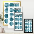 thumbnail image 4 of Designart 'Blue Aquamarine Circles Geometric Elements' Modern Framed Art Print, 4 of 4