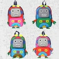 thumbnail image 3 of EIMELI Student Backpack Cartoon Robot Large Capacity School Bag Travel Backpack for Kid, 3 of 5